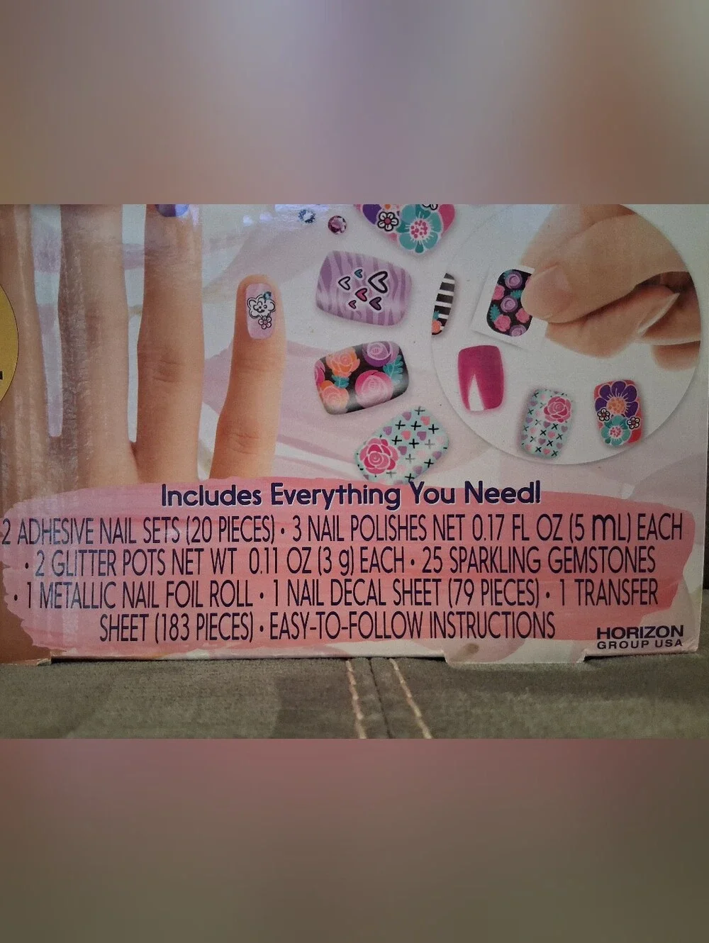 Just My Style All About Nail Art Kit - Pink